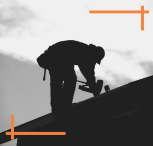 roof worker silhouette