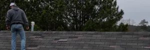 Roof repair estimate process showing inspection, material evaluation, and written quote by Skyline Contracting | Roofing Contractor & Remodeler in GA