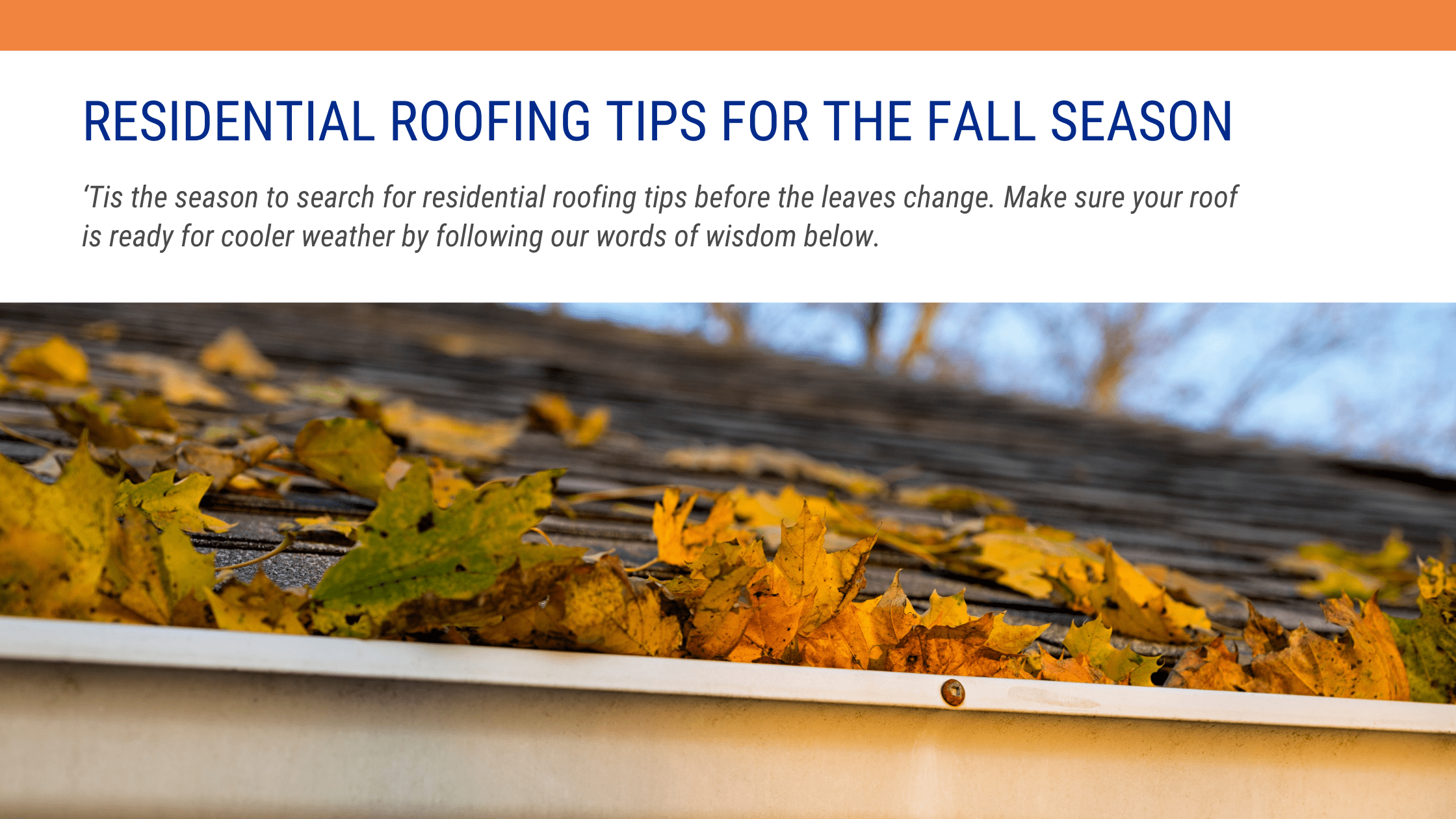 Residential roofing tips