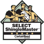 Select ShingleMaster certified logo