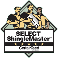 Select ShingleMaster certified logo