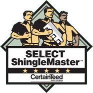 Select ShingleMaster certified logo