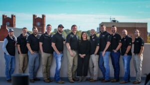 team photo of Skyline Contracting, a leading Gainesville, GA roofing company