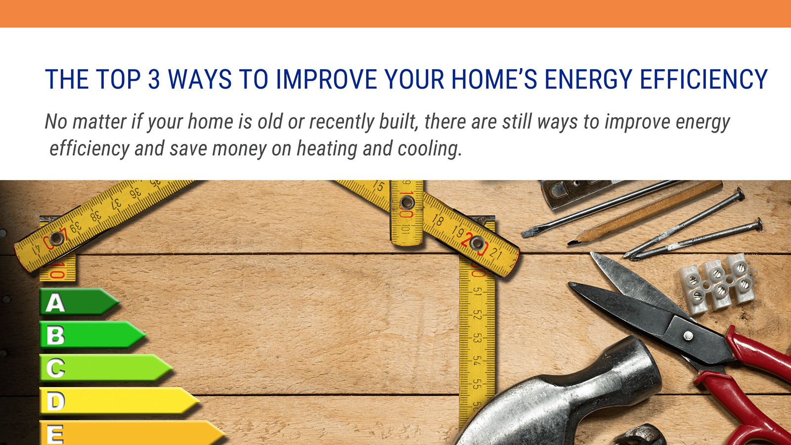 the top 3 ways to improve your home energy efficiency cover image graphic