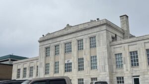 historic city hall in downtown Gainesville, GA