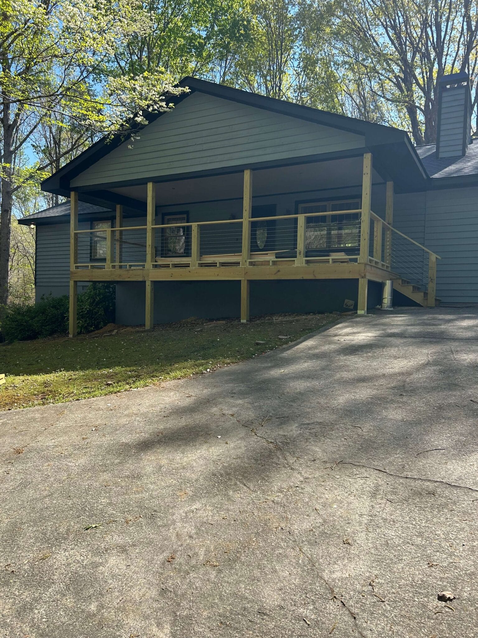 Modern Gable Roof Design by Skyline Contracting in Gainesville, GA