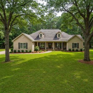 Elegant Hip Roof Home by Skyline Contracting in Gainesville, GA